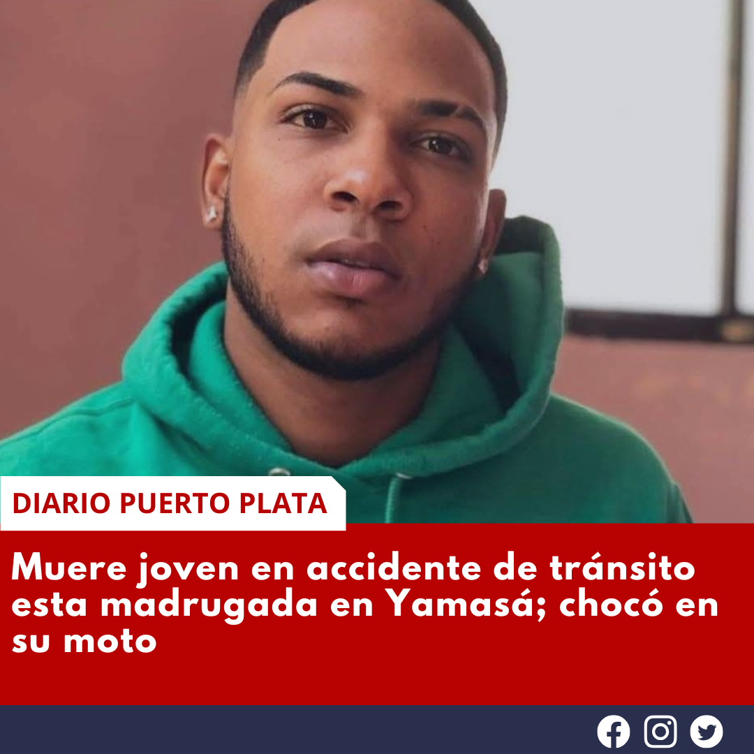 Muere joven en accidente de tránsito esta madrugada en Yamasá; chocó en ...